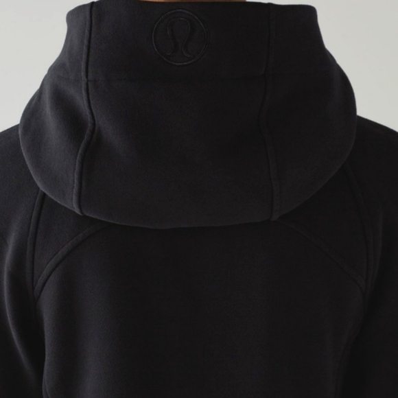 SOLD Lululemon Scuba Hoodie  Light Cotton Fleece size 10 in Black - Picture 7 of 7